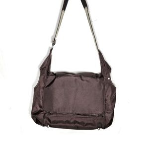 Pottery Barn Kids Ultimate Diaper Bag brown messenger backpack convertible